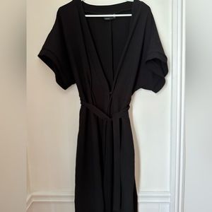 Women’s Black Wrap Dress